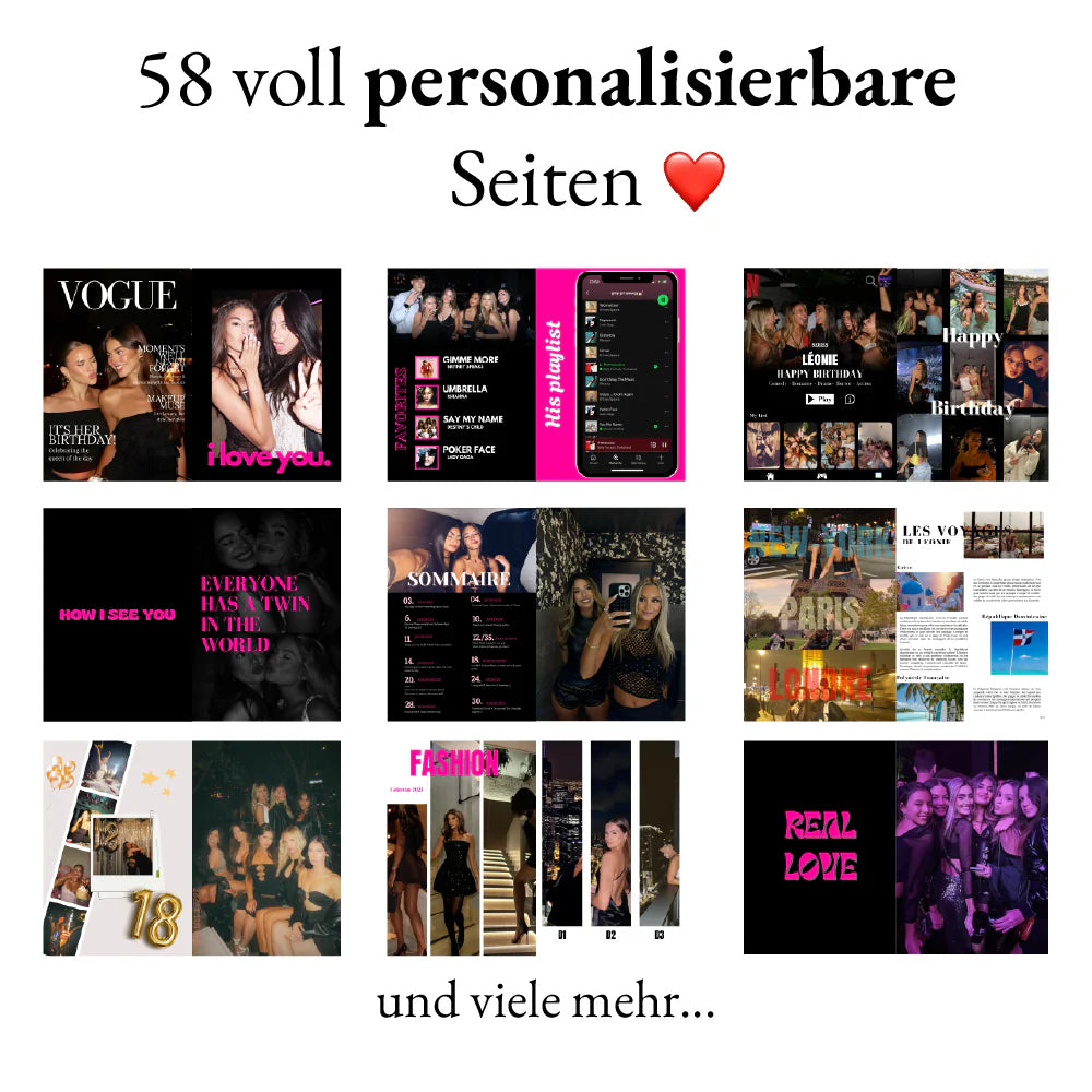 Birthday Magazin Geschenk